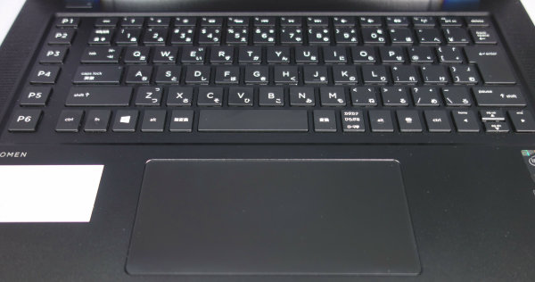 「HP OMEN 15-5000」のキーボード、ディスプレイなどの紹介、レビューです
